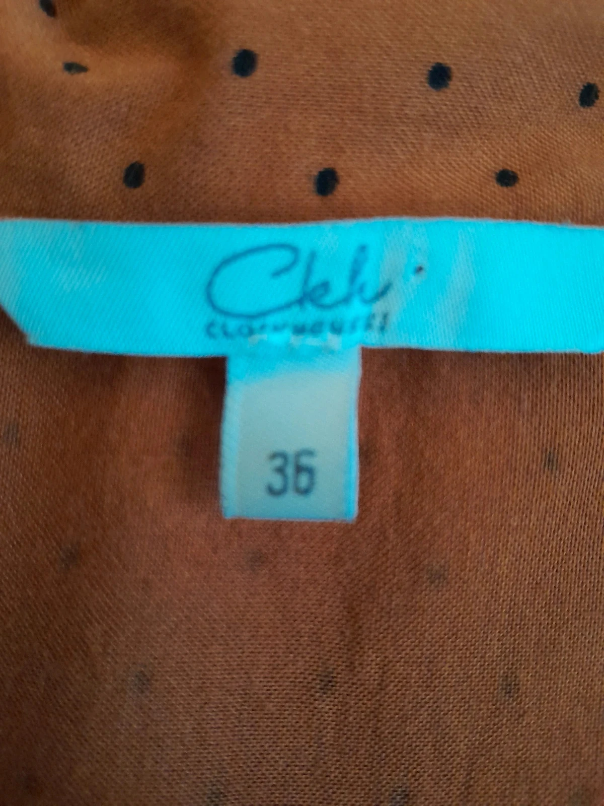 Roestkleurige blouse, Maat 36, Merk Clockhouse (C&A) – photo 6